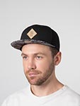 Бейсболка DJINNS арт. 6P SB MA Pattern Rev. (черный)
